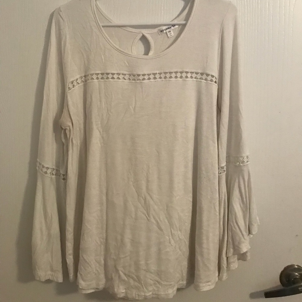 Long sleeve peasant top